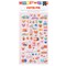 American Crafts Cutie Pie Puffy Stickers 57/Pkg-Icons - Iridescent Foil